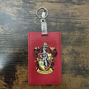 Harry Potter Gryffindor Keychain ID Badge Holder Tag Wizarding World